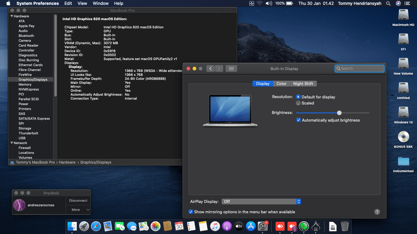 Asus A456UR GA090D [KabyLake3nd   Intel HD 620 + I2C] 9